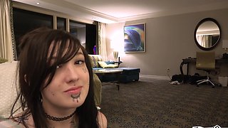 Tattooed Kelsi Lynn enjoys while being fucked by her husband