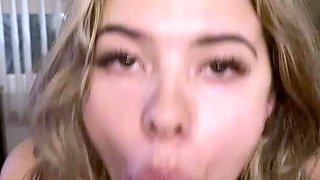 Czech amateur blowjob and fucking POV in public