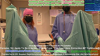 Semen Extraction #5 On Doctor Tampa, Taken By Evil Perverted Nurses For HJ At The Cum Clinic! FULL Movie GuysGoneGynoCom