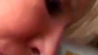 Exclusive video between friends submitted to this slutty blonde MILF