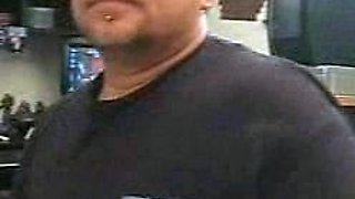 Amateur mature brunette toying with dick