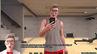 Streamer Hoe in Gym Fit Twerks - Sexbot #33 Gameplay