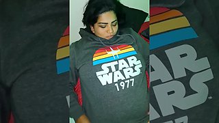 Just a Hoodie and a Beani but Her Pussy Was Begging for My Cock