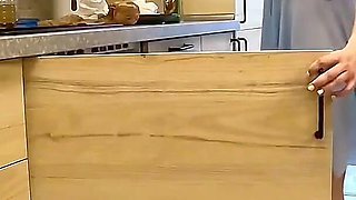 Hot Housewife Gets Fucked Hard-core While Cooking in the Kitchen, Young House Wife Sex, Teenage Wife Sex, Hot Wife