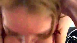 Mexicana blowjob with her big boobs