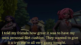 DDLC girls farting animation