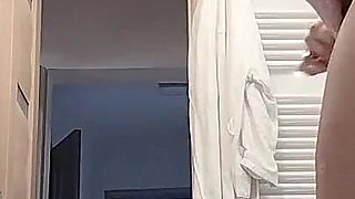 Latina with Big Ass, Hairy Pussy, Big Tits, Big Ass. Horny MILF Strips and Masturbates with Moans.
