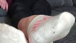 Milf school principal having a foot fetish in her office