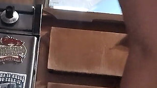 Standing Solo MILF GILF Anal Dildo Play