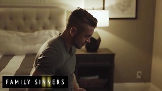 Ashley Lane Thanks Brother-In-Law Dante Colle with Hot Cowgirl Ride & Deep Throat - Family Sinners