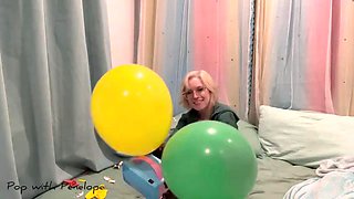 Mass Air Pump Popping Balloons! Soft Spoken..with Slow Motion Pops!