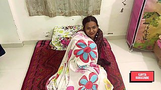 Desi Indian Kavita Aunty Fuck with Stepson of Brother in Law Like Whore