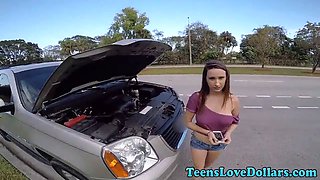 Real teenage gets point of view sex