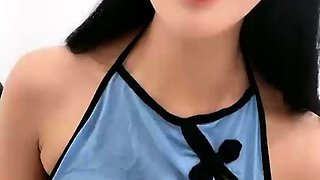 Pretty Japanese teen solo masturbation Uncensored