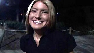 Hardcore double blonde blowjob