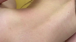 Arielle Lane - Red Micro Thong Try on