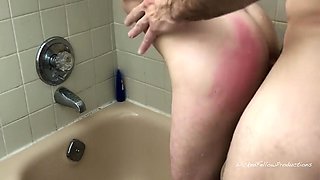 Bunny Gets Her Little Ass Fucked In The Shower