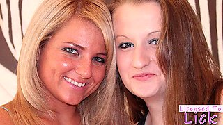 Lesbian action with lovely Casey Cumz from Licensed To Lick