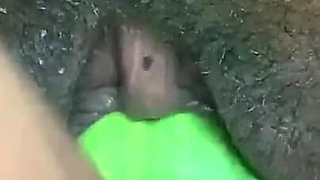 African Mask Sexy Girl Fuck Huge Cucumber