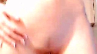 Blonde Coed Plays with Pussy on Cam