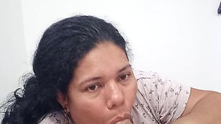 Beautiful Horny Neighbor Deepthroat Latina
