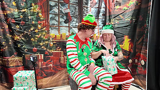 Naughty Elves on the Sex Toy Shelf Day 3