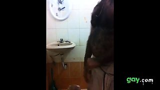 Big-Cock Indian Daddy Showers His Huge Man Meat