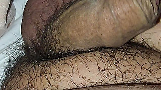 Step mom hand slip into step son dick without shame