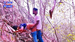 Risky Quick Public Sex In Jungle With Big Tits Girlfriend