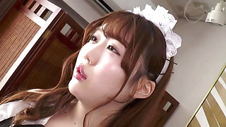 Aya Tanaka :: My obedient maid in sexy outfit seduced me - CARIBBEANCOM