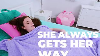 Virgin Stepdaughter's Step Father's Day Surprise: Popping