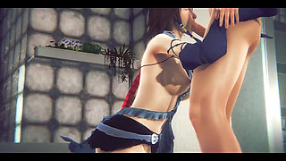 Final Fantasy Hentai - Yuna Suck and Anal - Japanese Asian Manga Anime Film Game Porn