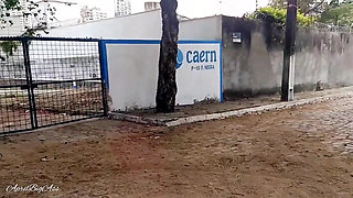 Street drinking piss on coup fit