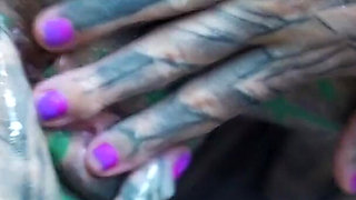 Tattoo Anal Gape Loving Girl Cumplay