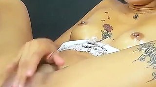 Intense Lesbian Session Playing with His Fists in His Partner's Pussy