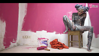 Workwear Anal Stretching Solo Masturbation Gapes and Squirt