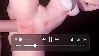 Sweaty Tight Bald Pussy D.va Getting Her Tight Ass Anal Fucked