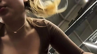 Hard Training in the Gym with Big Ass Girl