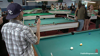 Bella Rossi and the pool hall