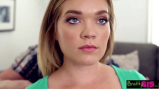 Sister: "Stop, I can see your nipples getting hard!