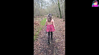 Walking My Slave Husband - Outdoors Humiliation