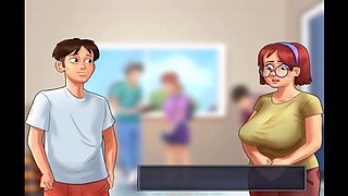 Cartoon fantasies come to life with Misskitty2k in summertime saga