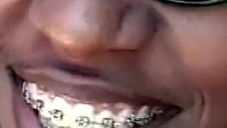 Wonderful Young Black Girl Enjoys Monster Black Cock That Cums on Her Mouth