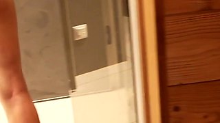 Horny Stepson and Some Random Man Seduce in the Sauna and Fuck His Stepmother's Best Friend Hard in the Anal!