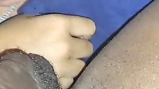 Stroking Big Black Cock Licking His Ass Amazing Shaking Male Squirt