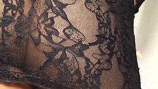 Step-mommy's Nylon Foot Slut