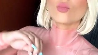 Blonde emo amateur solo masturbation