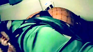Ebony Goth BBW Newbie Rue the Waning seductive striptease.