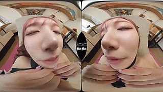 Nice japanese maid p2: Blowjob, Hardcore  Brunette VR Porn