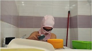 Sexy Amateur Wife Shaves Her Hairy Pussy. Hairy Pussy Wife, Big Ass, Big Tits